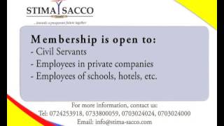 STIMA SACCO MEMBERSHIP YOU CAN JOIN TODAY [upl. by Altman]