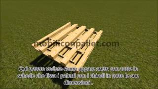 Istruzioni passo passo su come fare un letto sospeso con i pallet [upl. by Mulvihill]