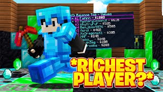 HOW TO GET INSANELY RICH ON SKYBLOCK  Minecraft OP Skyblock  FadeCloud 5 [upl. by Treacy]