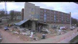 Construction Timelapse at Michigan Technological University [upl. by Uzia]