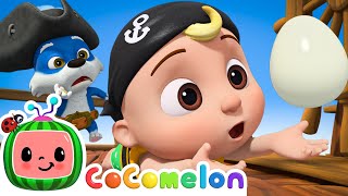 Humpty Dumpty Pirate Ship  NEW 🥚 CoComelon Animal Time  Animals for Kids [upl. by Rattan]