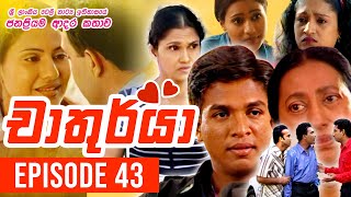 Chathurya  චාතුර්යා   Episode 43  20230704  Sinhala Teledrama [upl. by Ynttirb767]