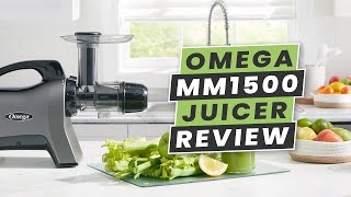 Omega MM1500HD Celery Slow Juicer  Juicer Review [upl. by Anaibib]