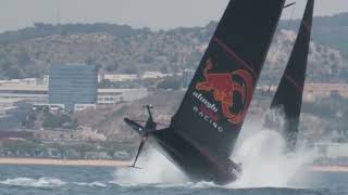 Alinghi Americas Cup crash that injured grinder [upl. by Prent]