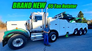 Our BRAND NEW 65 Ton Sliding Rotator  Truck Tour [upl. by Wimsatt]