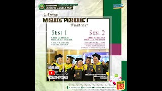 SIDANG SENAT TERBUKA WISUDA PERIODE 1 TAHUN 2024 SESI 2 [upl. by Eniretak]