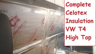 How To Insulate A Campervan  VW T4 Camper Van DIY Insulation Install Video [upl. by Kathie]