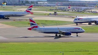 Part II A Day One At Heathrow Airport Busiest Airport in the UK All Types of Aircraft on Display [upl. by Anirat]