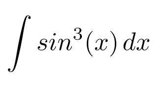 Integral of sin3x trigonometric identity  substitution [upl. by Haran28]