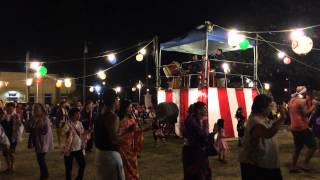 Okinawan Dancing at the Jodo Mission of Hawaii Bon Dance [upl. by Nerret]