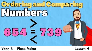 HOW TO Order And Compare Numbers Year 3 Maths Lesson UK [upl. by Assertal]