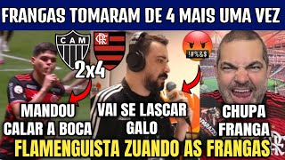 😂🤬 TOMOU DE 4 NA ARENA MRV MAIS UMA VEZ  FLAMENGUISTA ZUANDO OS ATLÉTICANOS APÓS GOLEADA [upl. by Mourant]