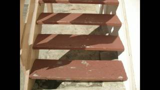 4 x 12 Stair Treads Work Great On Open Stairs With Brackets [upl. by Grote]