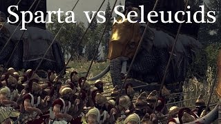 Total War Rome 2 Online Battle Video 30 Sparta vs Seleucids [upl. by Valentia]