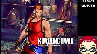 Rinoa Reacts  Kim Dong Hwan Trailer For Fatal Fury City of The Wolves [upl. by Nathalie]