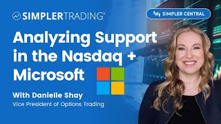 Analyzing Support in the Nasdaq  Microsoft  Simpler Trading [upl. by Thirzi77]