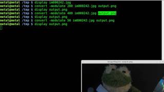 Imagemagick  Brightness  Tutorial  BASH  Linuxavi [upl. by Akinert281]