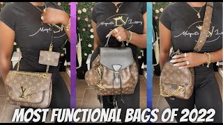 LOUIS VUITTON MOST FUNCTIONAL BAGS OF 2022  LV PASSY BAG  LOUIS VUITTON PALM SPRING MINI [upl. by Eineg]