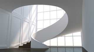 How to model an interior spiral stair in Sketchup [upl. by Elaynad]