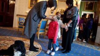 Raw Video The First Lady Surprises Tour Visitors [upl. by Edobalo345]