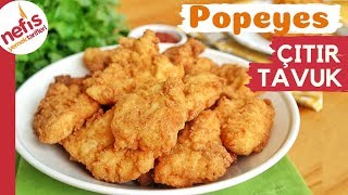 Popeyes Çıtır Tavuk Tarifi 💯💃 Gerçeğini Aratmaz [upl. by Naitirb]