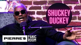 Shuckey Duckey breaks down how he came up with the name quotShuckey Duckeyquot  Pierres Panic Room [upl. by Dickie]