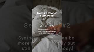 How to choose your duvet [upl. by Eimrots]