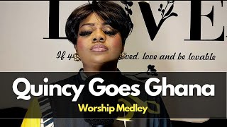 Quincy Bell  YESU KASA  GHANA WORSHIP MEDLEY [upl. by Steffane148]