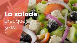 La recette de la salade grecque [upl. by Sirapal187]