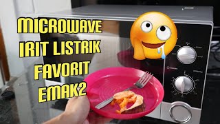 CARA PAKAI UNBOXING dan REVIEW MICROWAVE OVEN SHARP R21DOSIN  vlog 047 eatnride channel [upl. by Hampton]