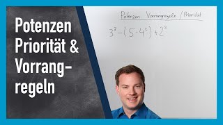 Potenzen Vorrangregeln amp Priorität [upl. by Thayne]