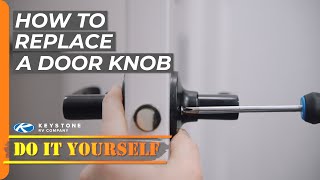 Replace an interior door knob in an RV [upl. by Lerrad]