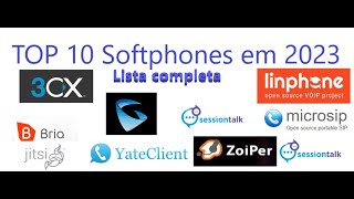 TOP 10 Softphones VoIP em 2023 Disponiveis para Download [upl. by Haduhey]