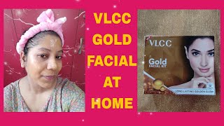 VLCC GOLD FACIAL  FACIAL AT HOME  STEP BY STEP FACIAL  FAMOUSS PRINKSS [upl. by Lorraine]