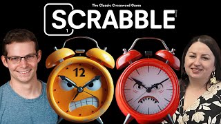 Scrabble Chaos as Clocks Run Out for Both Players [upl. by Aletsirc436]