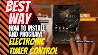 How To Install and Program an Intermatic Electronic Timer Controller [upl. by Ailelc475]