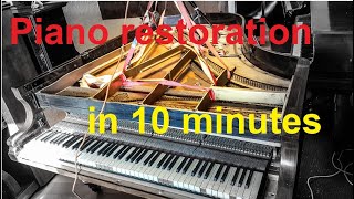 Piano restoration BECHSTEIN 118602 [upl. by Ganiats]