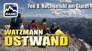 WatzmannOstwand 8 Hochgefühl am Gipfel der Watzmann Südspitze  Abenteuer Alpin 2013 88 [upl. by Lissak]