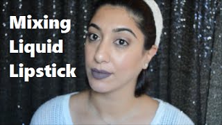 HOW TO  Mix Liquid Lipsticks Using ColourPop Ultra Matte Lips [upl. by Mildrid]