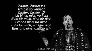 Zwitter  RAMMSTEIN Isolated Vocals  Lyrics [upl. by Lemmor144]