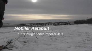 Startkatapult für Nurflügler oder Impeller Jets [upl. by Nerret540]