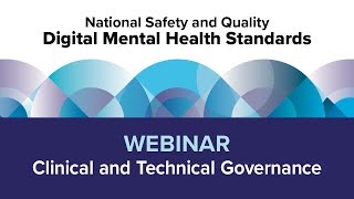 Webinar Digital Mental Health – Clinical and technical governance [upl. by Latonia718]