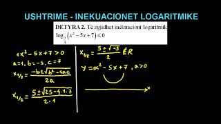 16 Matematika Klasa 11 Mesimi 16 Ushtrime Inekuacionet logaritmike [upl. by Nwahsram]