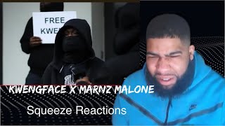 Kwengface x Marnz Malone x Tiggs Da Author  LIES Official Music VideoSqueeze Reactions [upl. by Enylorac179]