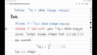 Contoh Pembuktian dengan Reductio Ad Absurdum [upl. by Alfonse]