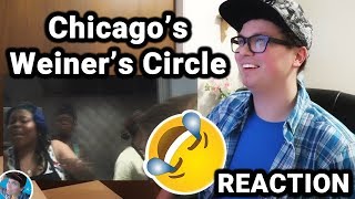 Jack McBrayer amp Triumph Visit Chicagos Weiners Circle  CONAN on TBS REACTION KAYSE REACTS [upl. by Hildagard]