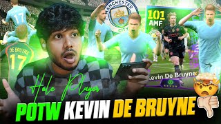 POTW DE BRUYNE HOLE PLAYER CARD IS A PASSING HACK 🔥 ASSISTING KING efootball [upl. by Nannah]