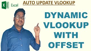 Dynamic VLOOKUP with Offset function  Auto update VLOOKUP formula [upl. by Marlen884]