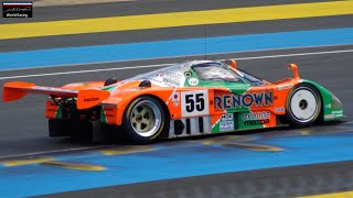 Mazda 787B Demo Laps at Le Mans Classic 2022  Pure R26B Sound  Paddock [upl. by Eoin]