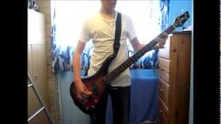 Linkin Park  Castle of Glass Bass Cover WITH TAB [upl. by Oira]